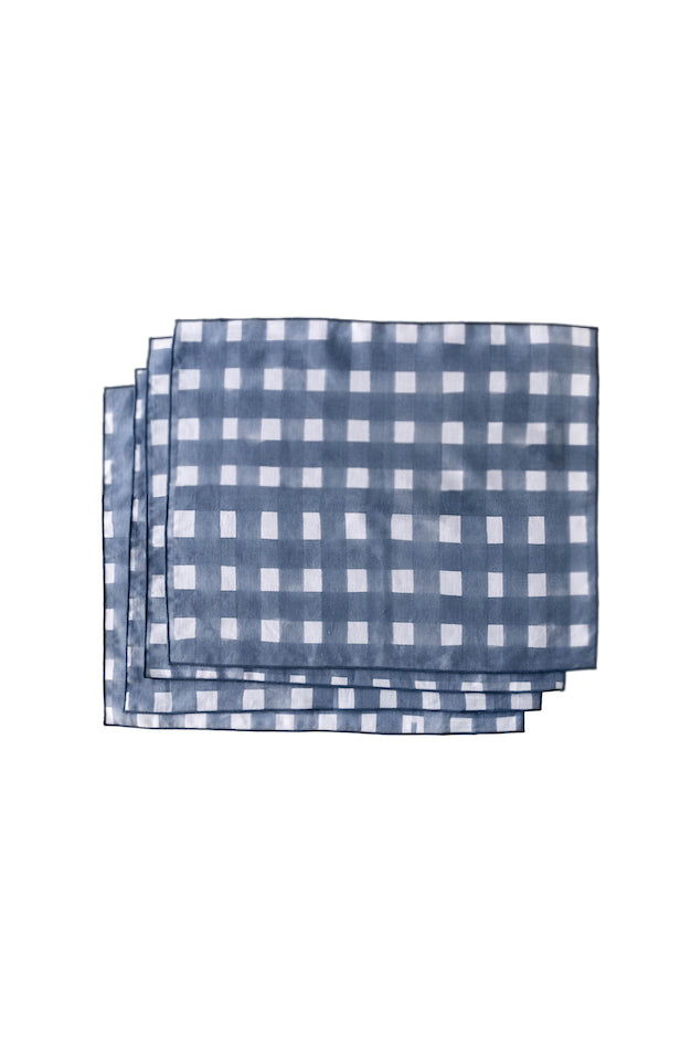 Blue Checkered Placemat