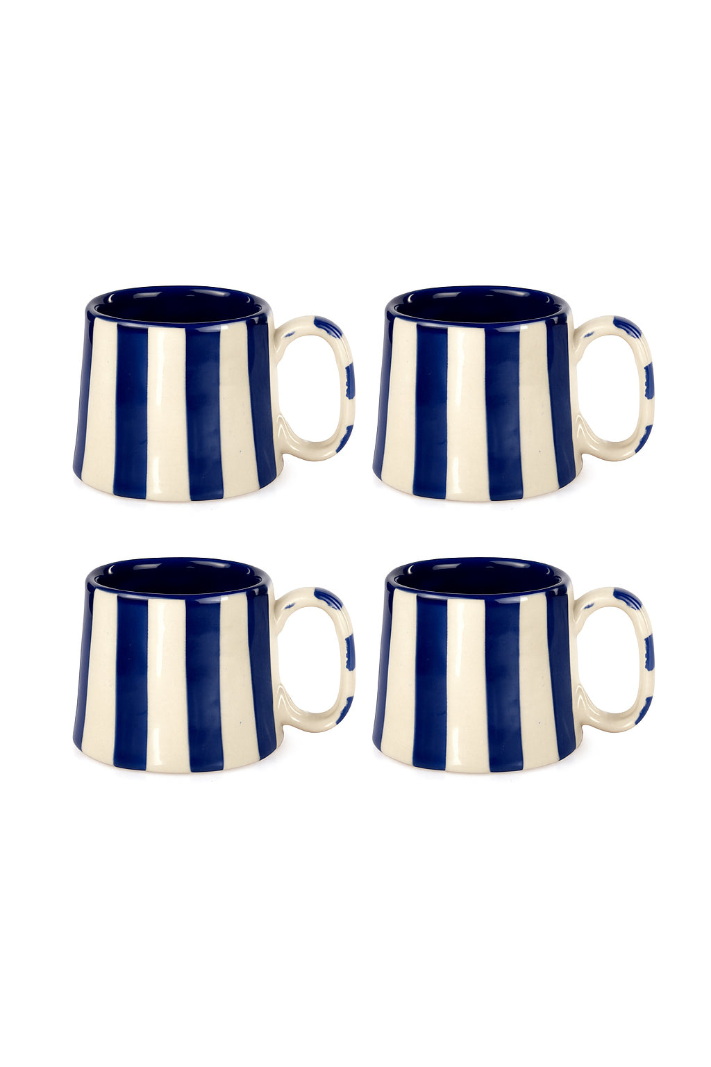 Blue Stripe Coffee Mugs