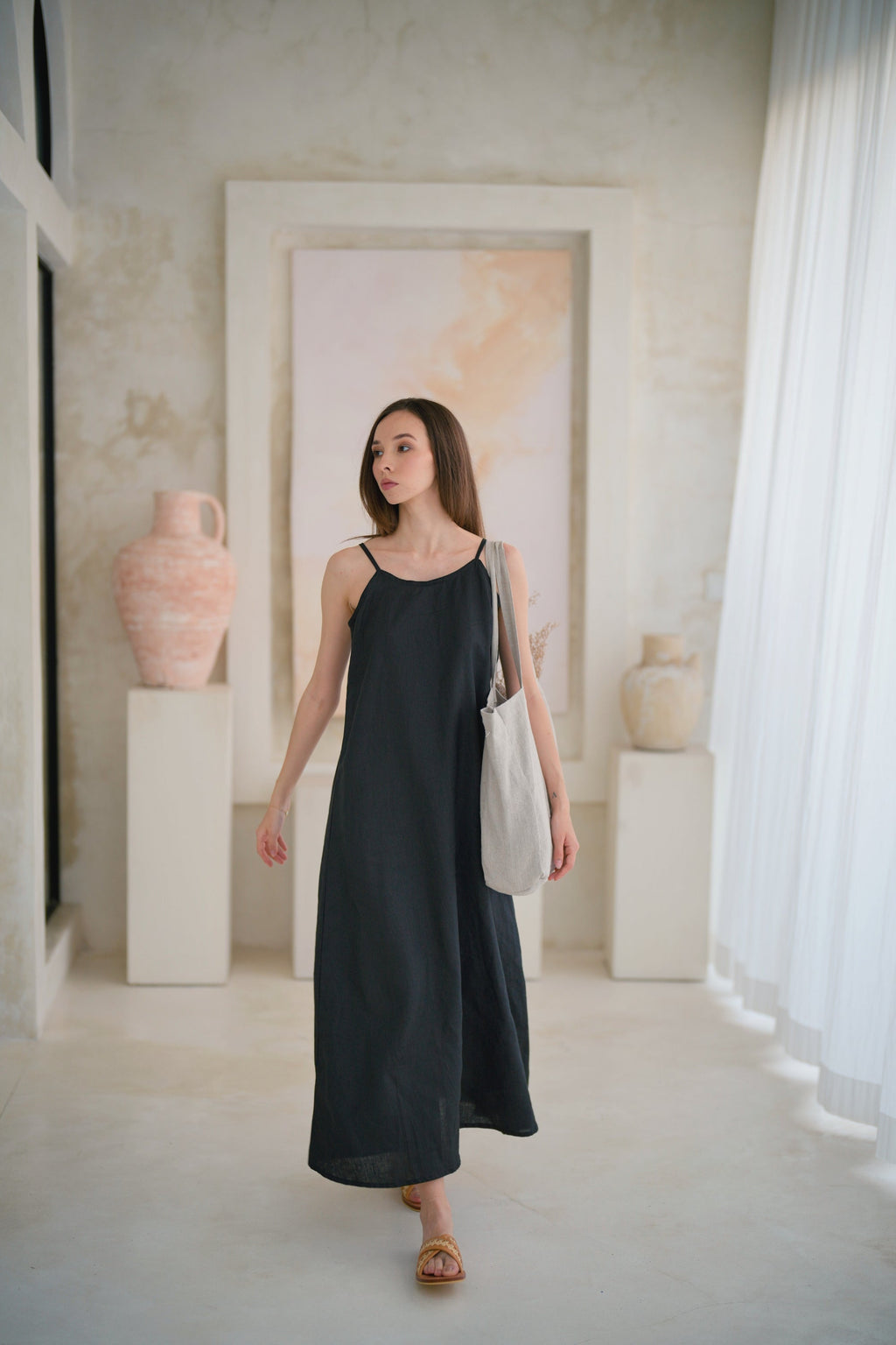 Maya Linen Dress