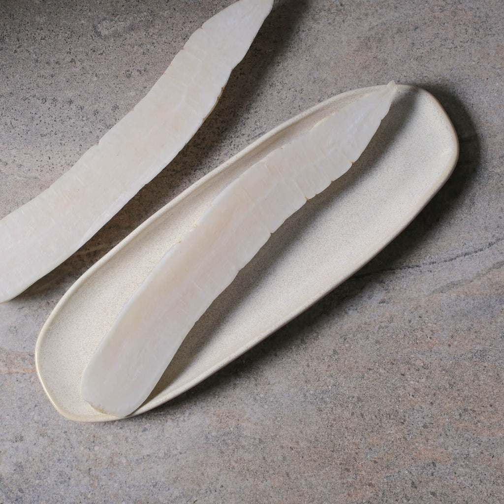 Shallow Organic Oval Platter
