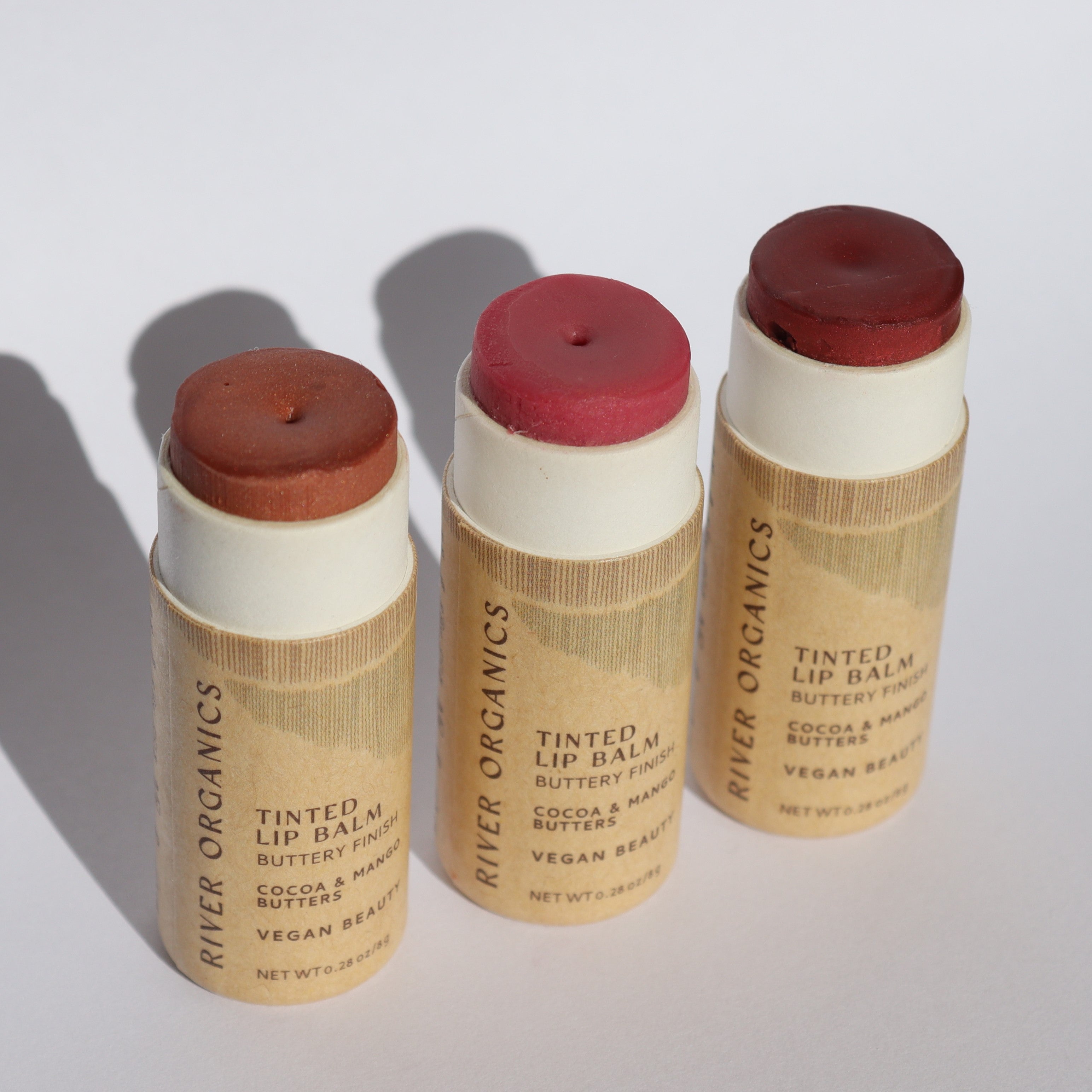 Tinted Vegan Lip Balms