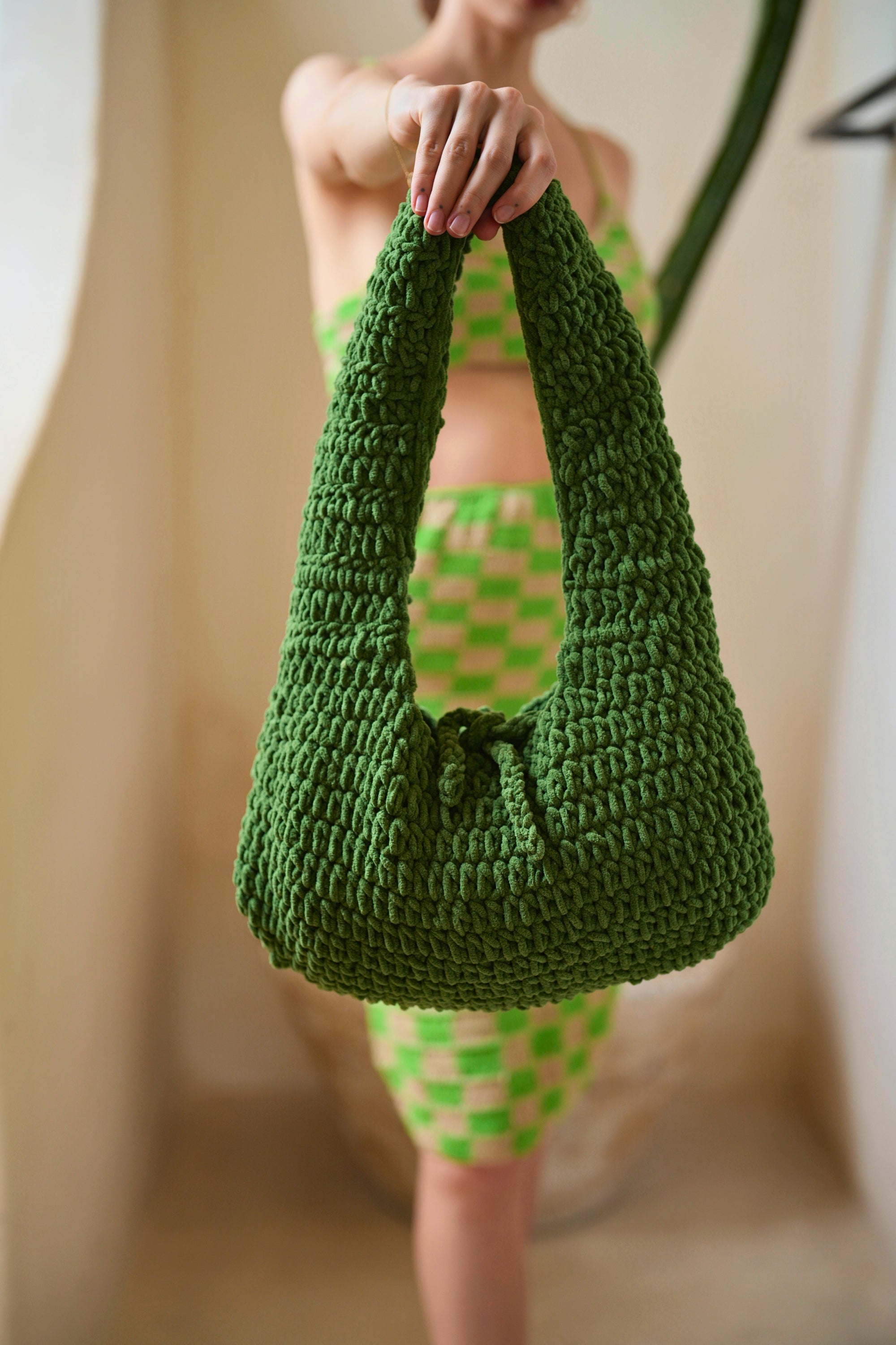 Emilia Knit Hobo Bag