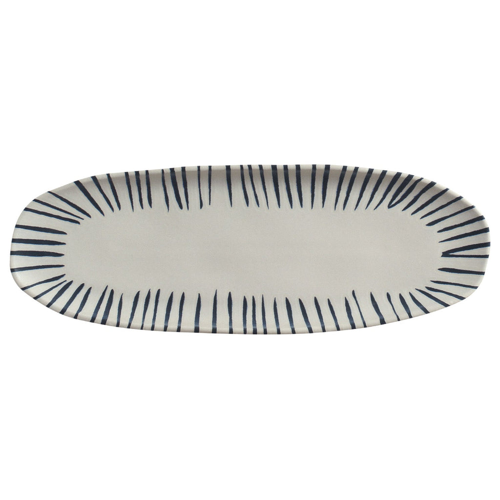 Shallow Organic Oval Platter