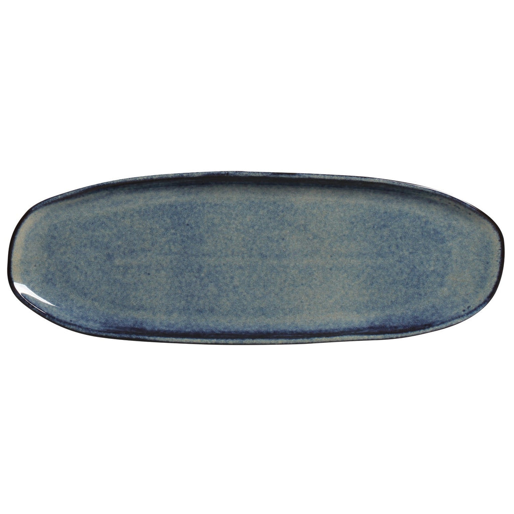 Shallow Organic Oval Platter