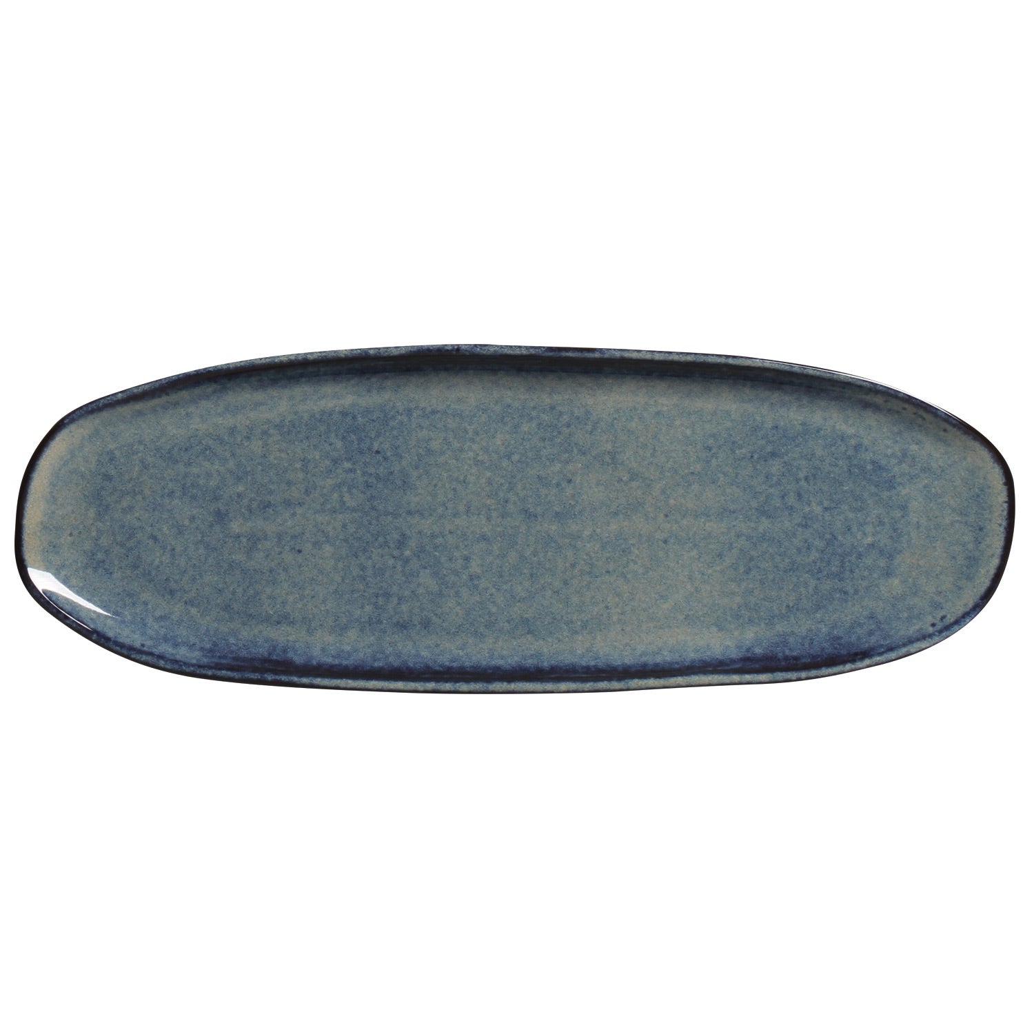 Shallow Organic Oval Platter