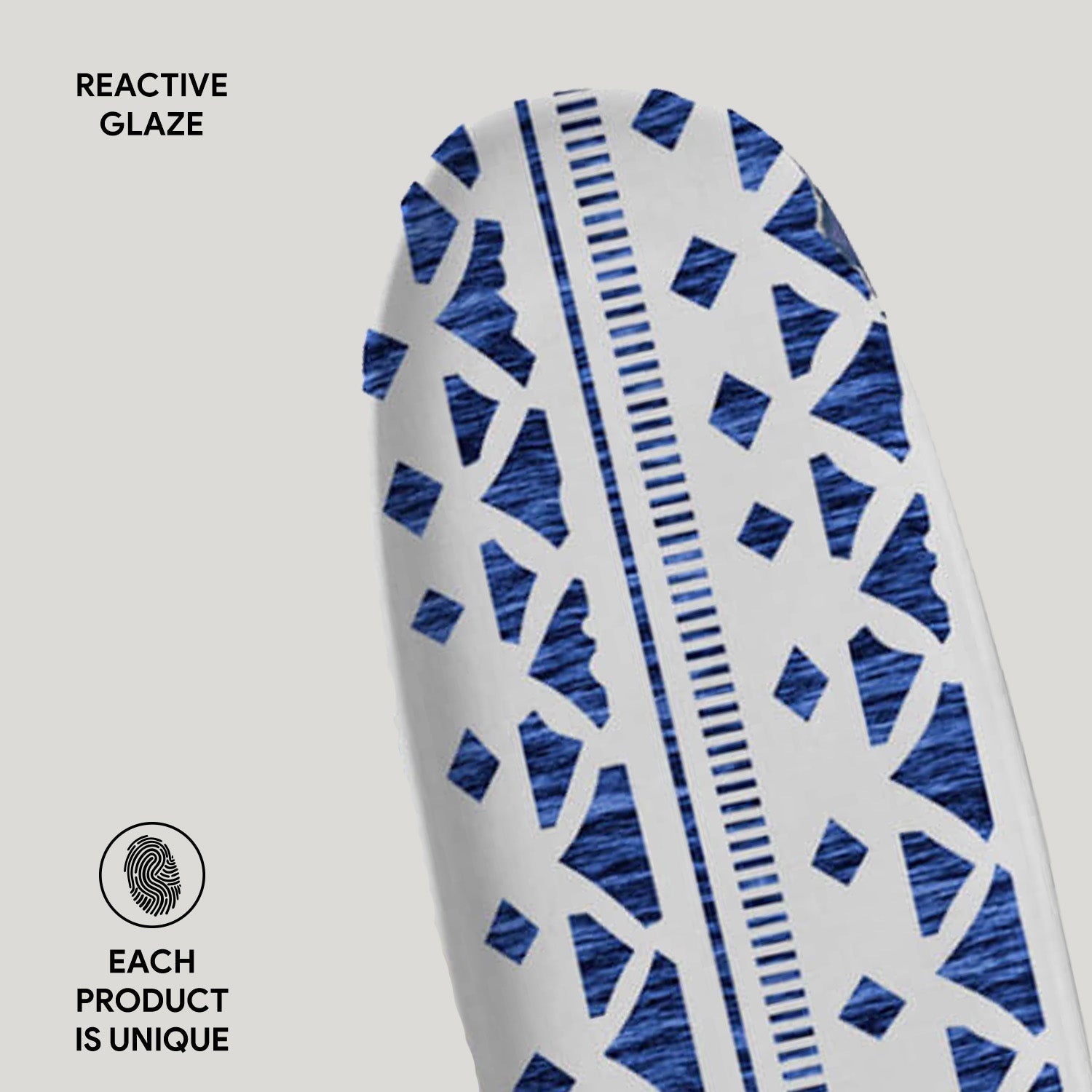 Shallow Organic Oval Platter