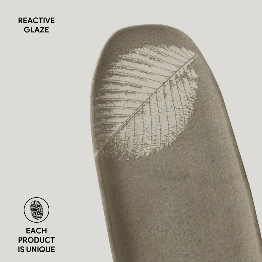 Shallow Organic Oval Platter