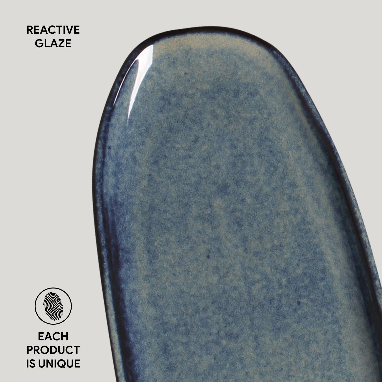 Shallow Organic Oval Platter