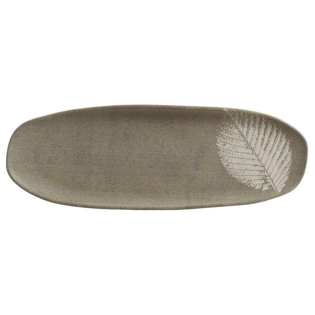 Shallow Organic Oval Platter
