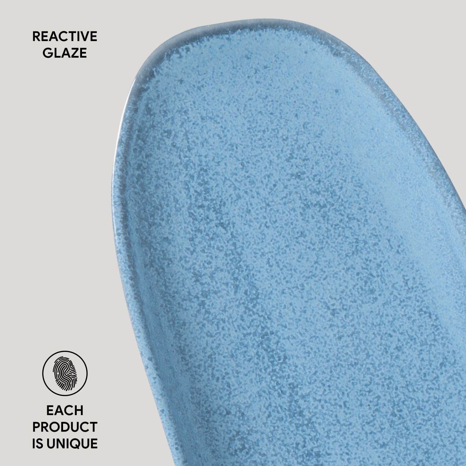 Shallow Organic Oval Platter