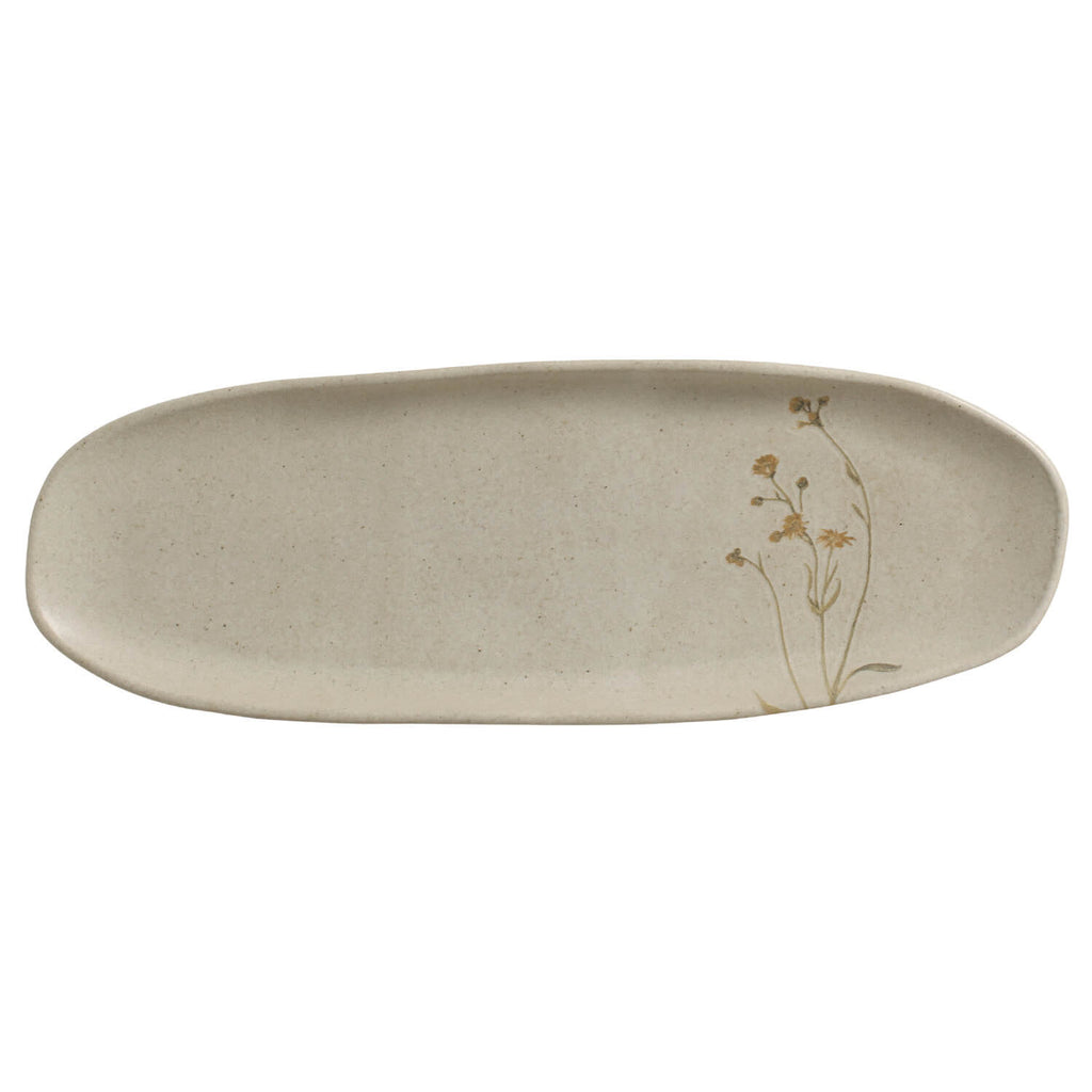 Shallow Organic Oval Platter