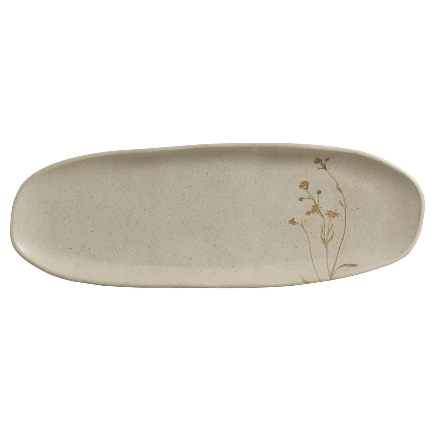Shallow Organic Oval Platter
