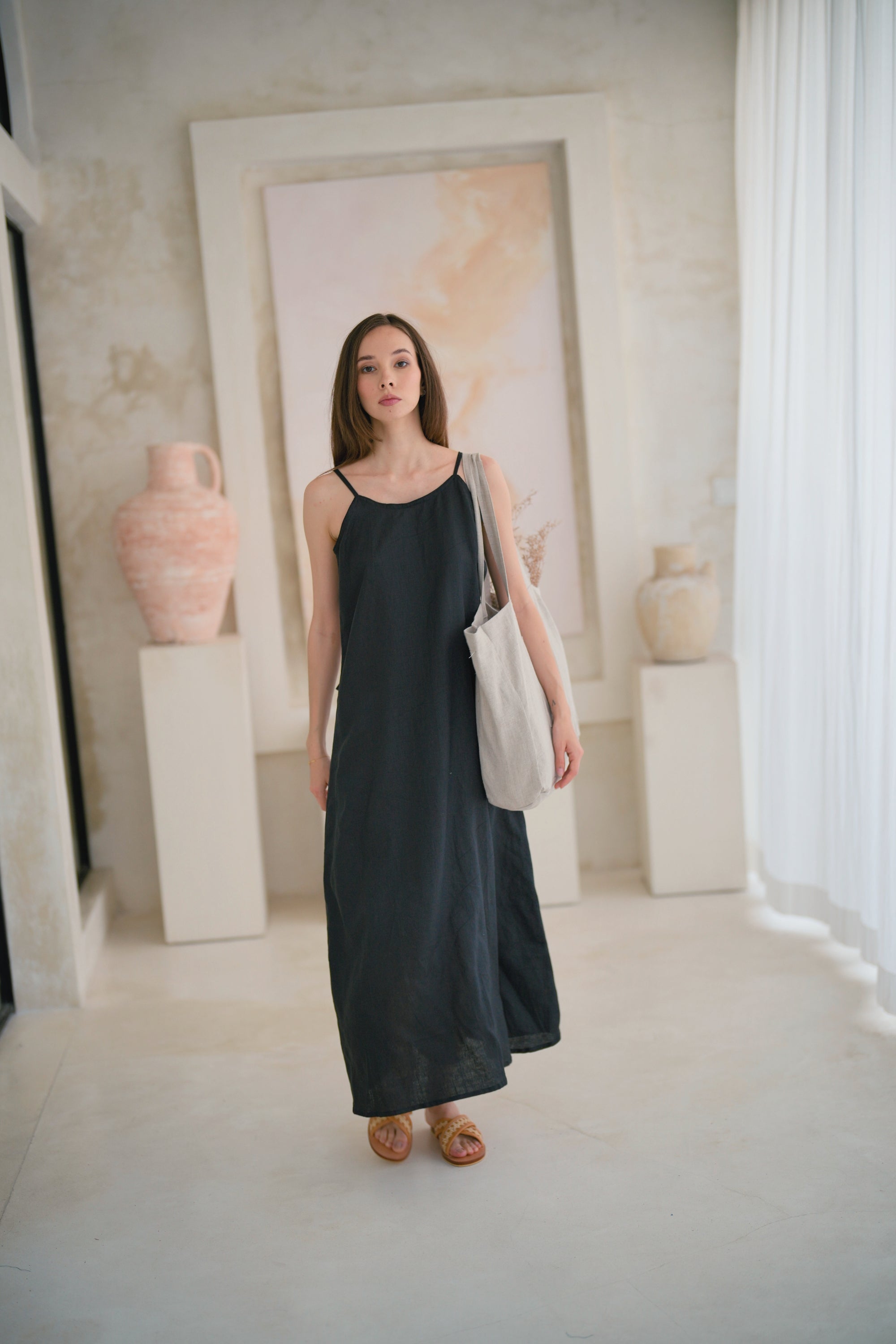 Maya Linen Dress