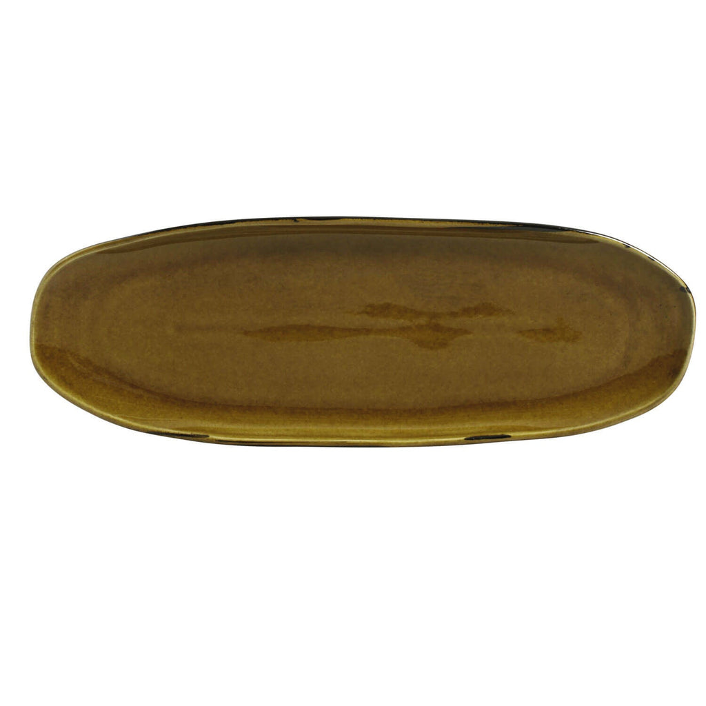 Shallow Organic Oval Platter