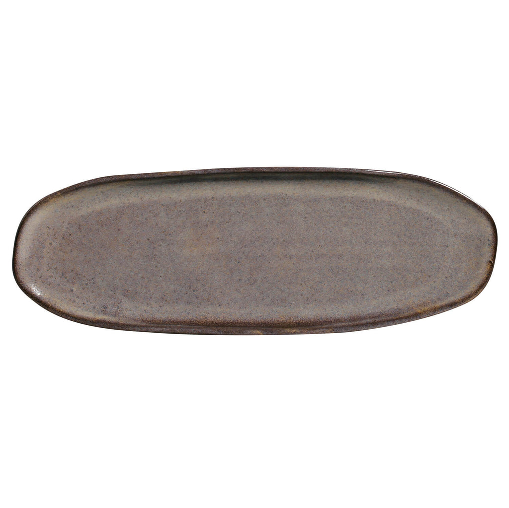 Shallow Organic Oval Platter