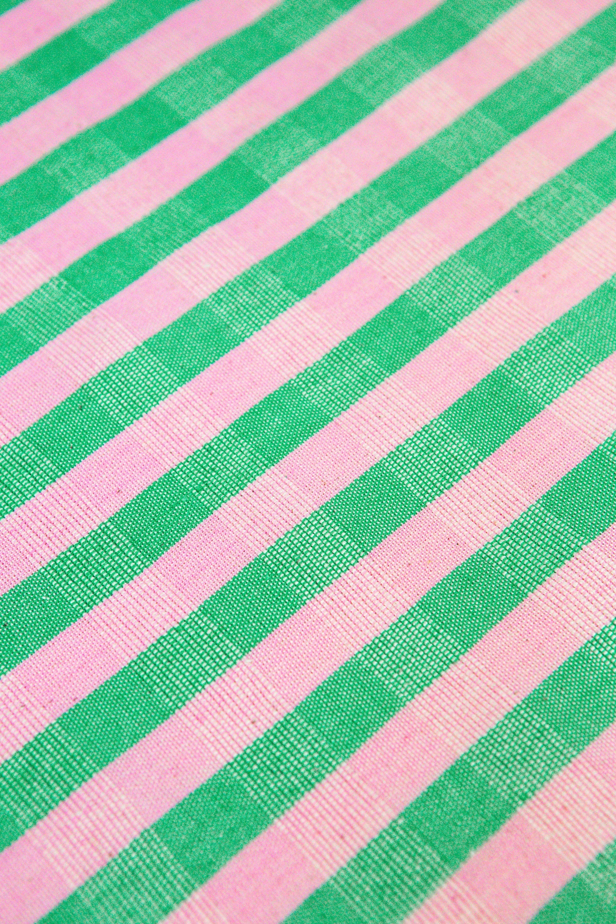 NY Stripe Ruffle Pillow