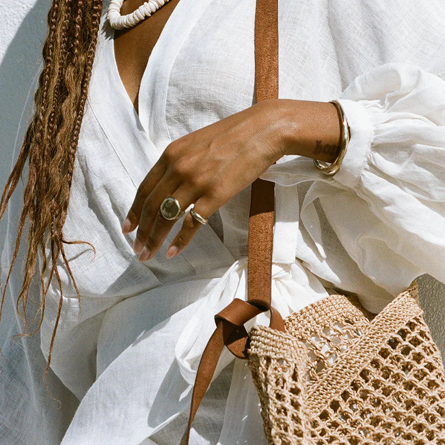 Maria Woven Market Bag