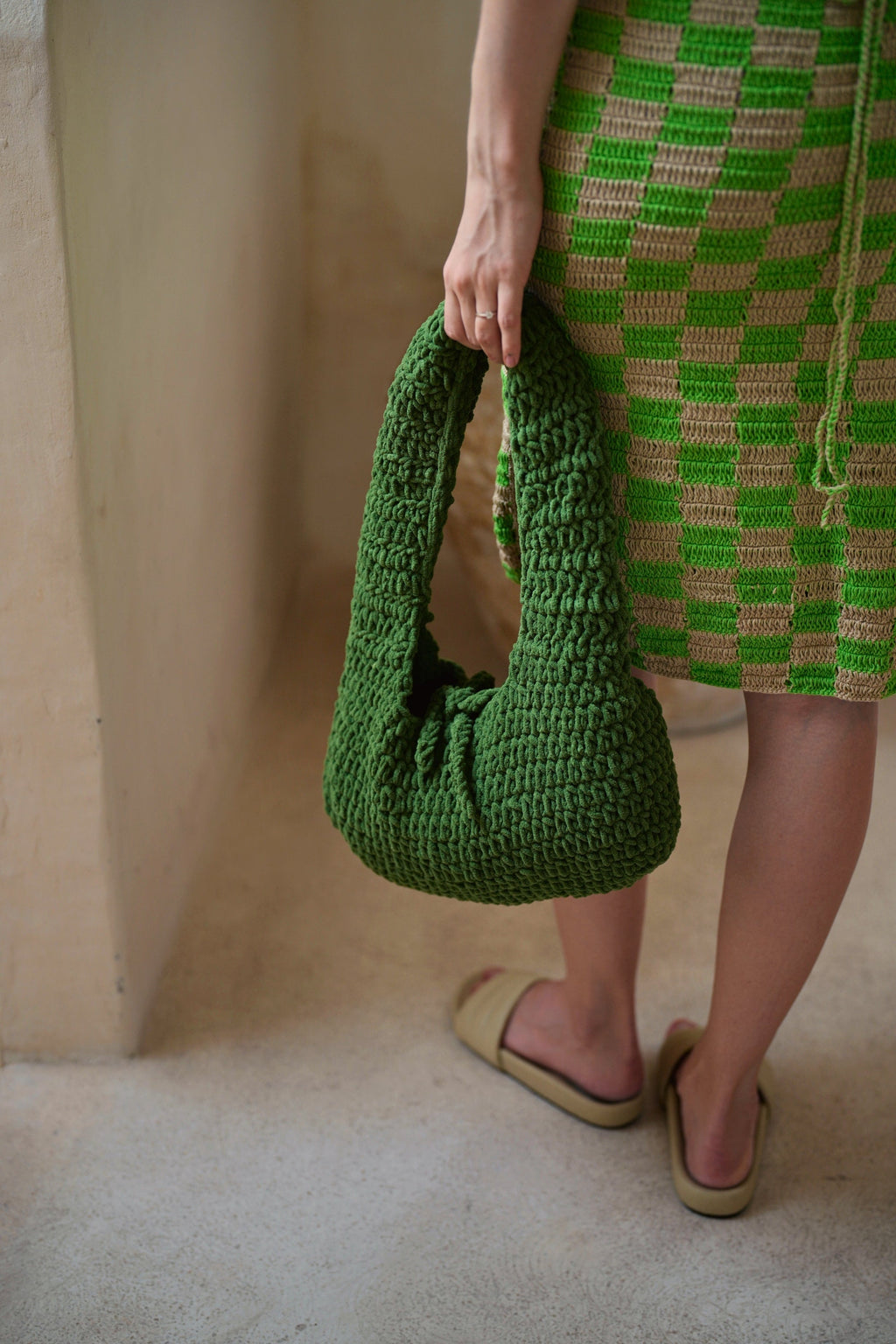 Emilia Knit Hobo Bag