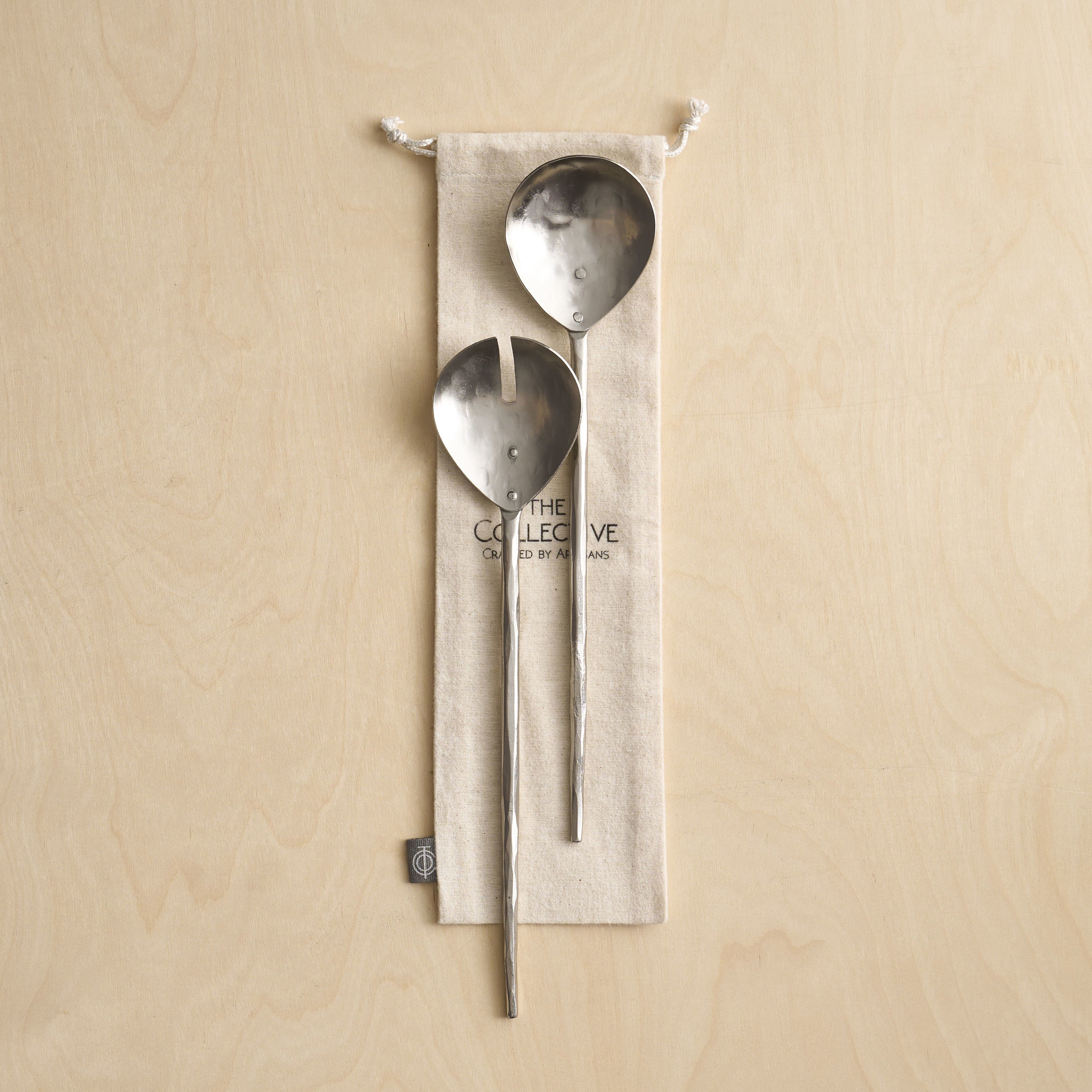 Forge Pewter Salad Servers