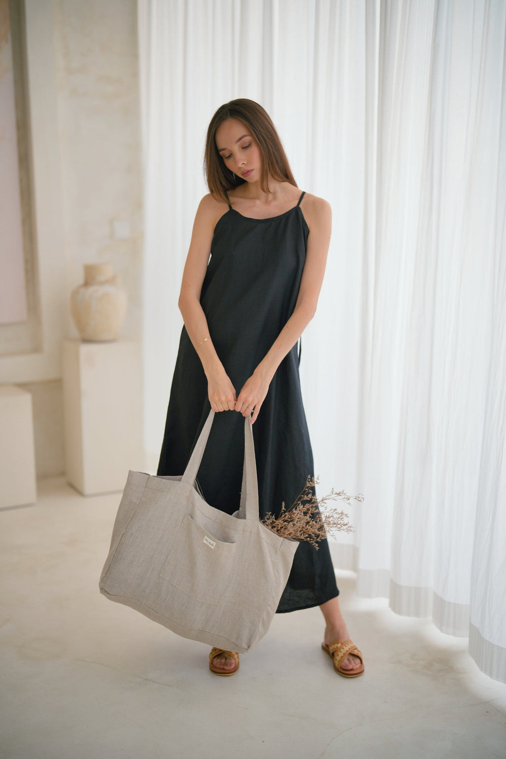 Maya Linen Dress