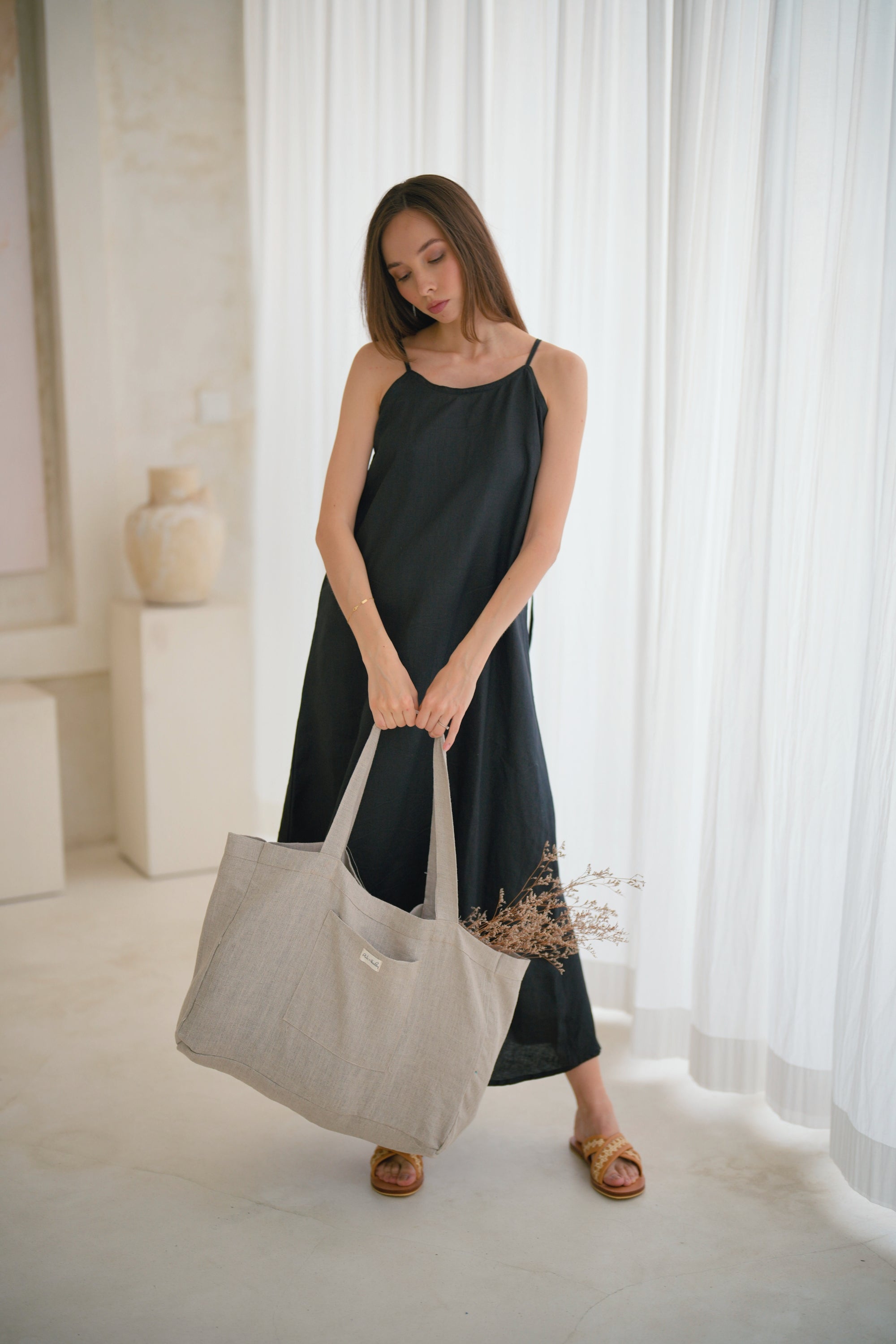 Maya Linen Dress