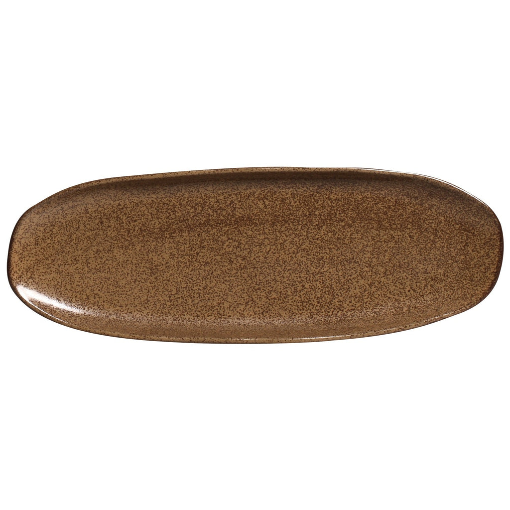 Shallow Organic Oval Platter