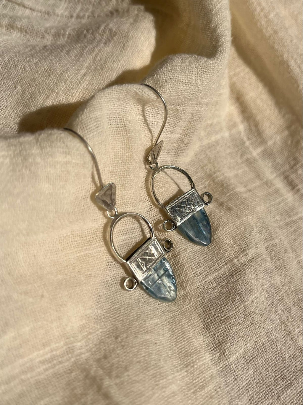 Tuareg Earrings Kyanite